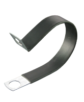 CMPC76/10 76.2mm PVC Coated Zinc “P” Clip 10mm mounting hole