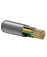 FLEXTEL25G1 10A 14.8mm Flexible Control Cable – 24 Cores + Earth
