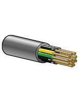FLEXTEL7G2.5 20A 12.5mm Flexible Control Cable – 6 Cores + Earth