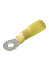 CTWP38 Yellow Heatshrink 4mm Ring Terminal
