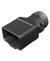 DT12PBS-ST Deutsch DT Series Straight Backshell to suit 12 Pin Receptacle
