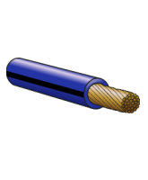 AT4100BUBK 4mm Single Trace Cable – Blue/Black 100m Roll