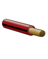 3100RDBK 3mm Single Trace Cable – Red/Black 100m Roll