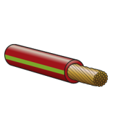 4500RDGN 4mm Single Trace Cable – Red/Green 500m Roll