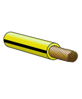 AT330YLBK 3mm Single Trace Cable – Yellow/Black 30m Roll