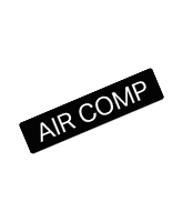 QVLBLCOMP Air Comp Adhesive Label