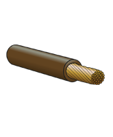 AT2100BN 2mm Single Cable – Brown 100m Roll