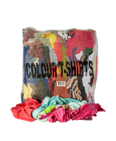 RAG10KG 10KG Assorted Coloured Rags