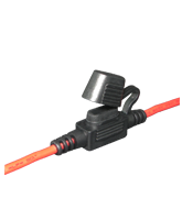 FH1912 30A In-line Waterproof Mini Blade Fuse Holder with 300mm Lead