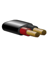 230TS 2mm Twin Sheathed Cable Red/Black